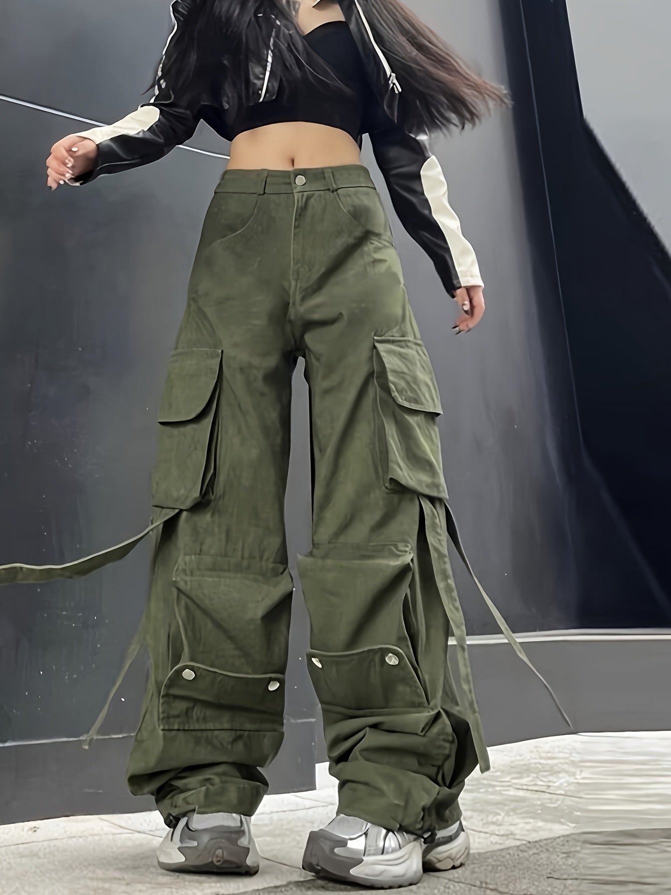 Oversized Multi-Pocket Cargo Pants