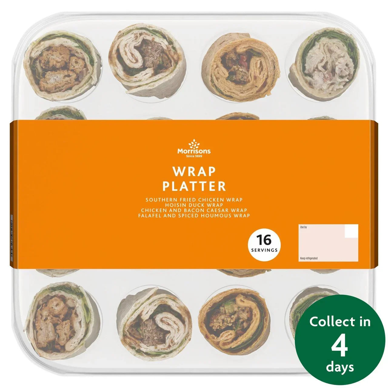 FTO Wrap Platter (16 Pieces) - Eat On Same Day