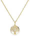 9ct Gold Tree of Life Pendant Necklace