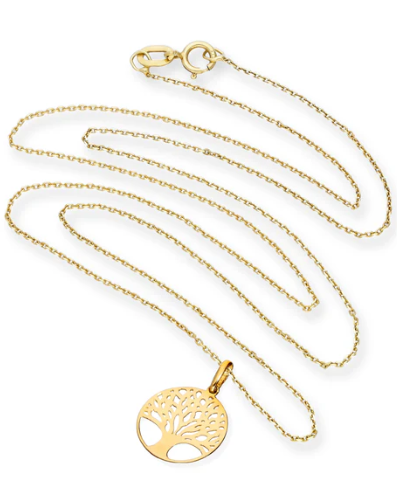 9ct Gold Tree of Life Pendant Necklace