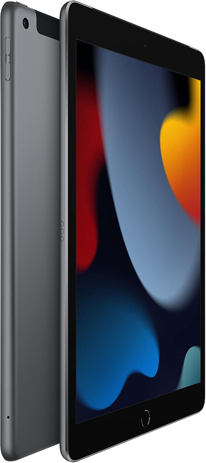 2021 Apple iPad (10.2-inch, Wi-Fi + Cellular, 256GB) Space Grey (Renewed)