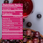 De La Rosa Austrian Red Grape Juice, Kosher, Non-GMO & Gluten Free, 100% Organic Red Grape Juice, No Sugar Added, No Preservative, No Water Added, 25.4 Oz Glass Bottle (Pack of 2)