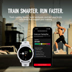 COROS PACE 4 Ultralight Sport GPS Watch, 1.2" AMOLED Touchscreen Running Watch, 19 days of daily use, Voice Features, Advanced Training Tools, Accurate GPS, Heart Rate Monitor(Silicone, White)