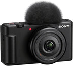 Sony Vlog camera ZV-1F | Digital Camera (Vari-angle Screen, 4K Video, slow motion, Vlog features) - Black