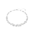 Swarovski Silver Constella Round Cut Rhodium Plated Necklace