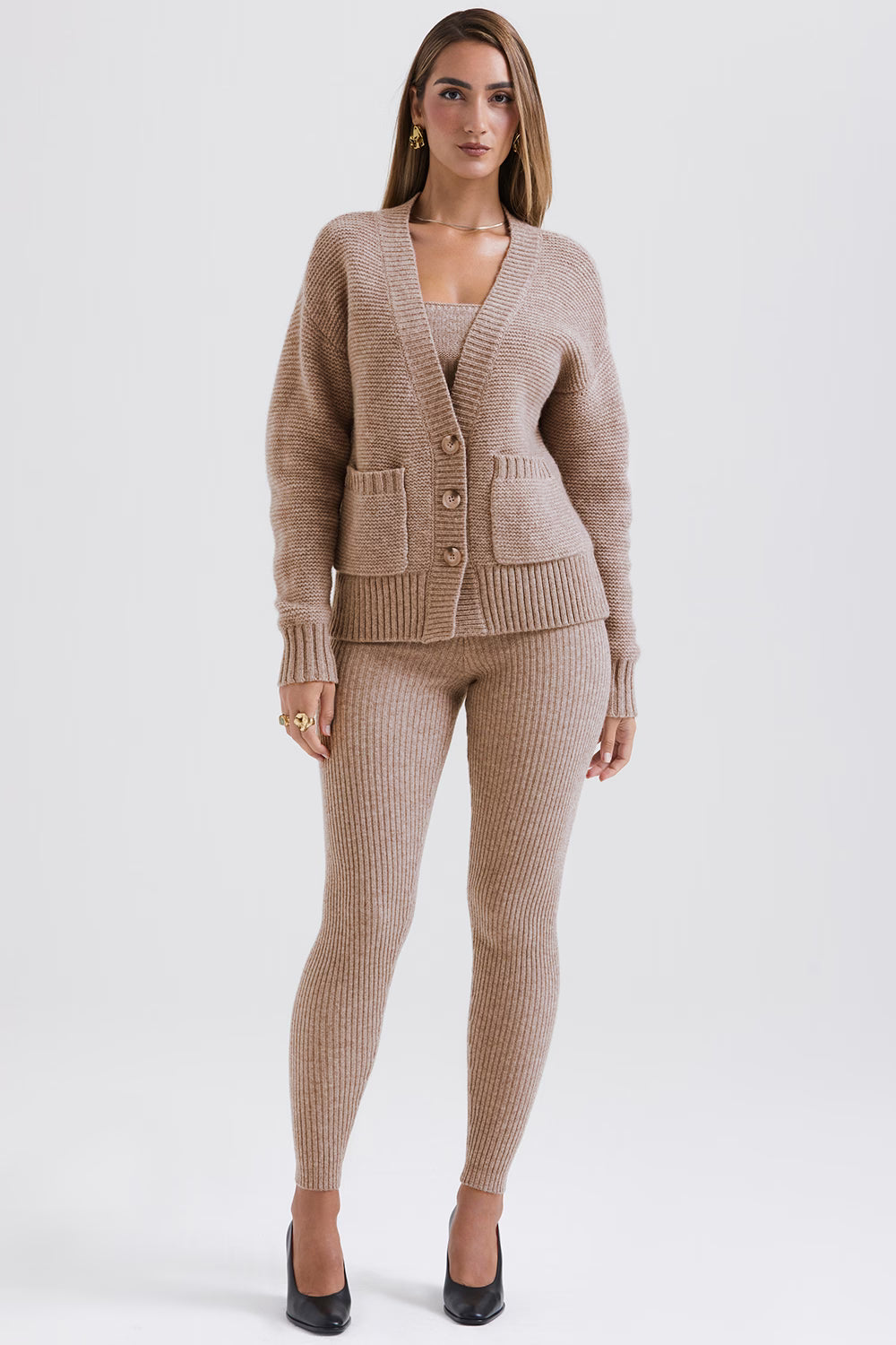 Natural wool clothing set