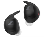 Sennheiser MOMENTUM Sport Earbuds with Fitness Tracker for Heart Rate and Body Temperature - Crystal-Clear Sound with Adaptive ANC, Secure Fit, 24-Hour Battery Life - Black