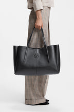 Tote bag with padded Double B monogram