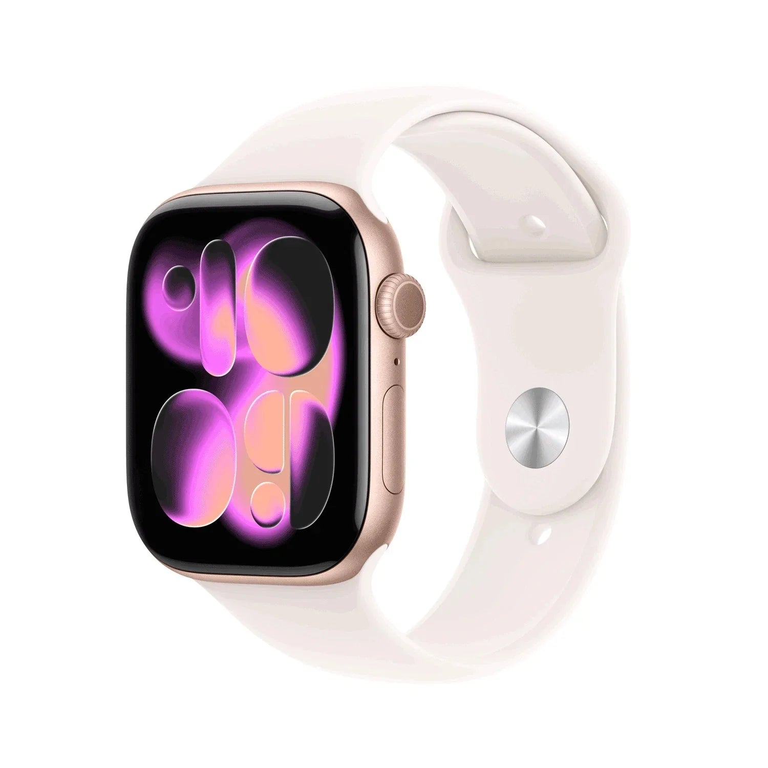 Apple Series 11 42mm Waterproof Smart Watch GPS + Cellular (2025) Rose Gold S/M